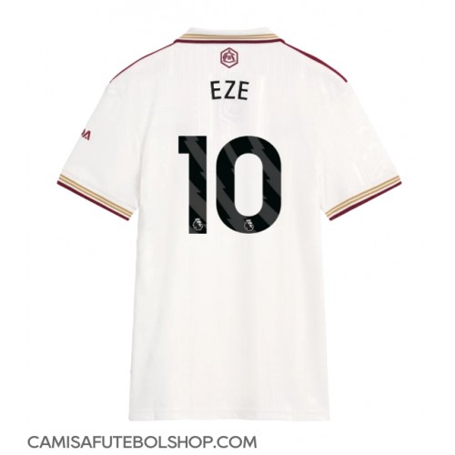Camisa de time de futebol Arsenal Eberechi Eze #10 Replicas 3º Equipamento Feminina 2025-26 Manga Curta